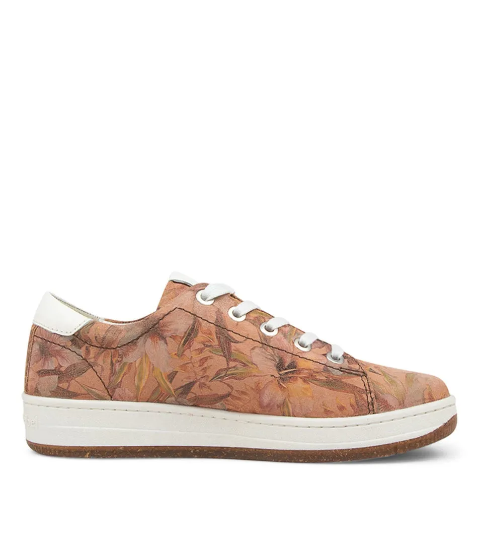 JOSEF SEIBEL Kim 02 Carmin Kombi Leather Sneakers