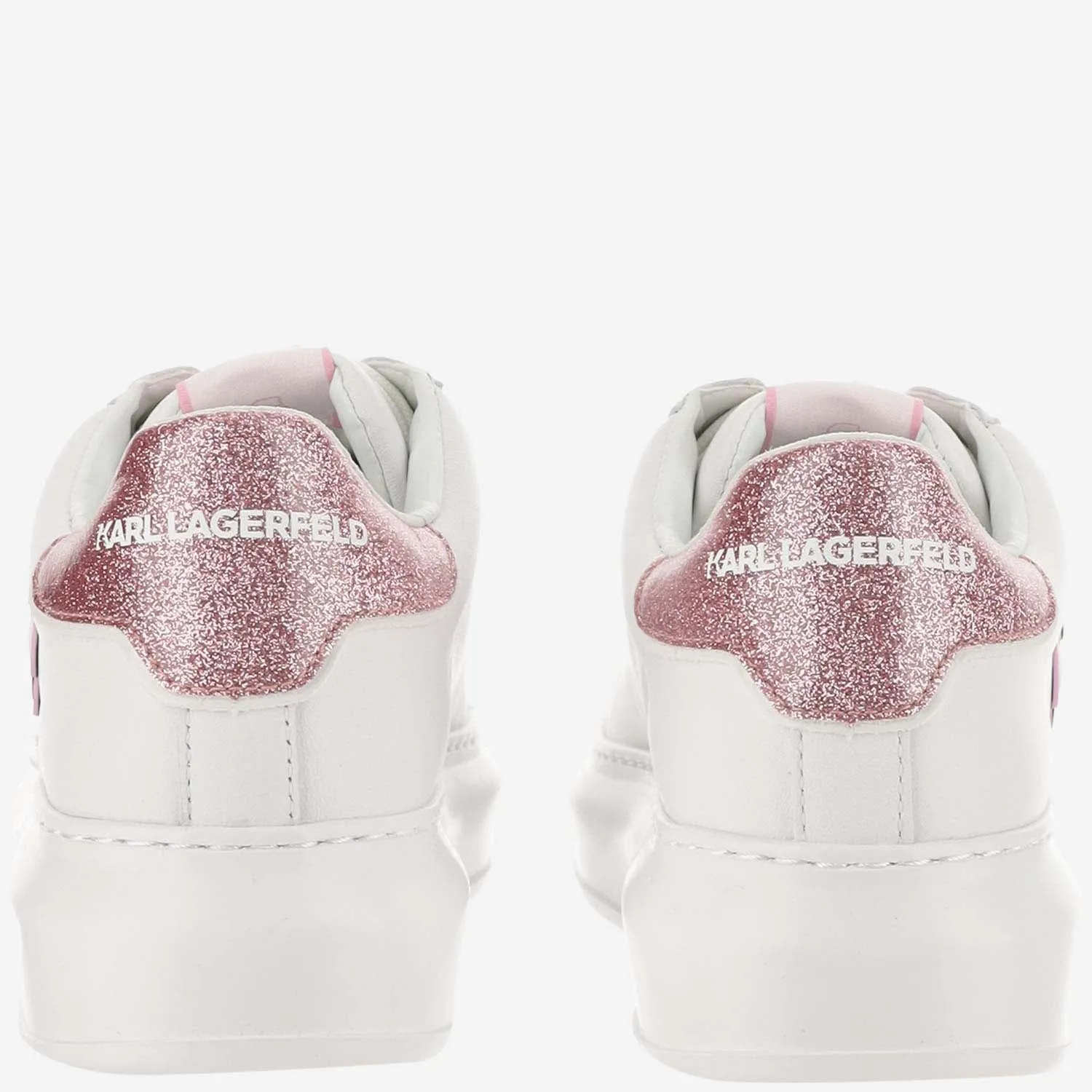 Karl Lagerfeld    Karl Lagerfeld Leather Sneakers With Logo