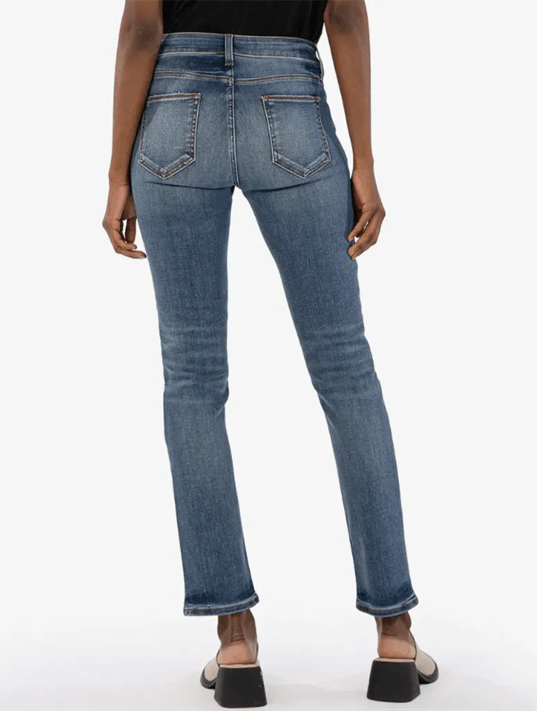 Kut From The Kloth Elizabeth High Rise Fab Ab Straight Leg Jeans in Observe