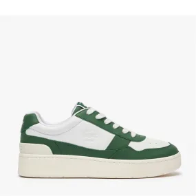 Lacoste Mens Aceclip Premium Trainers Green/White