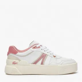 Lacoste Womens L002 Evo Trainers White/Light Pink