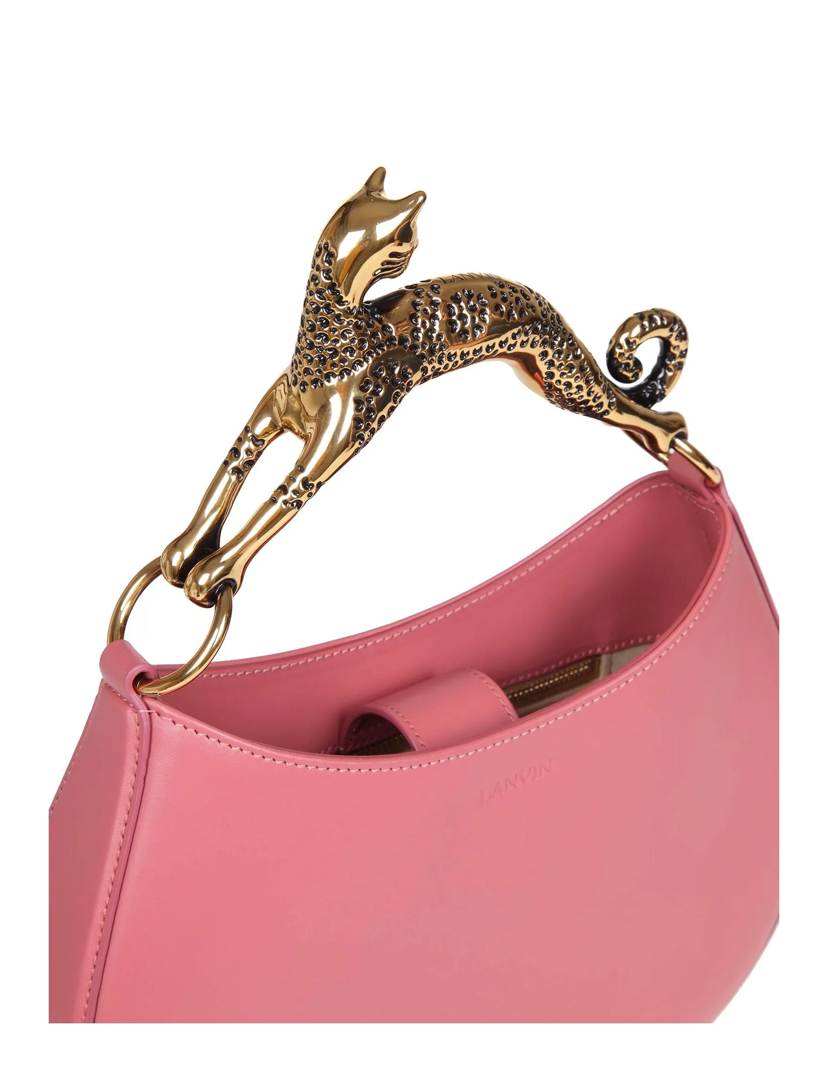 LANVIN HOBO CAT BAG IN PINK LEATHER