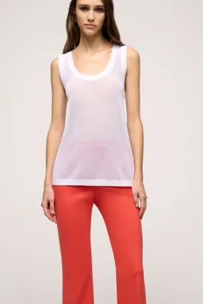 Luisa Spagnoli CUBI SLEEVELESS SHAVED KNIT TOP