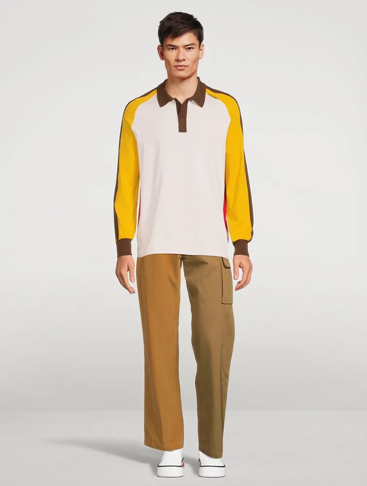 MARNI Cotton Colourblock Polo Shirt