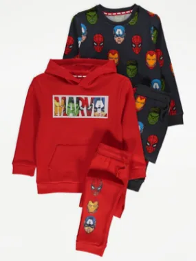 Marvel Sweatshirt Hoodie and Joggers Set 2 Pack | Kids | George at ASDA