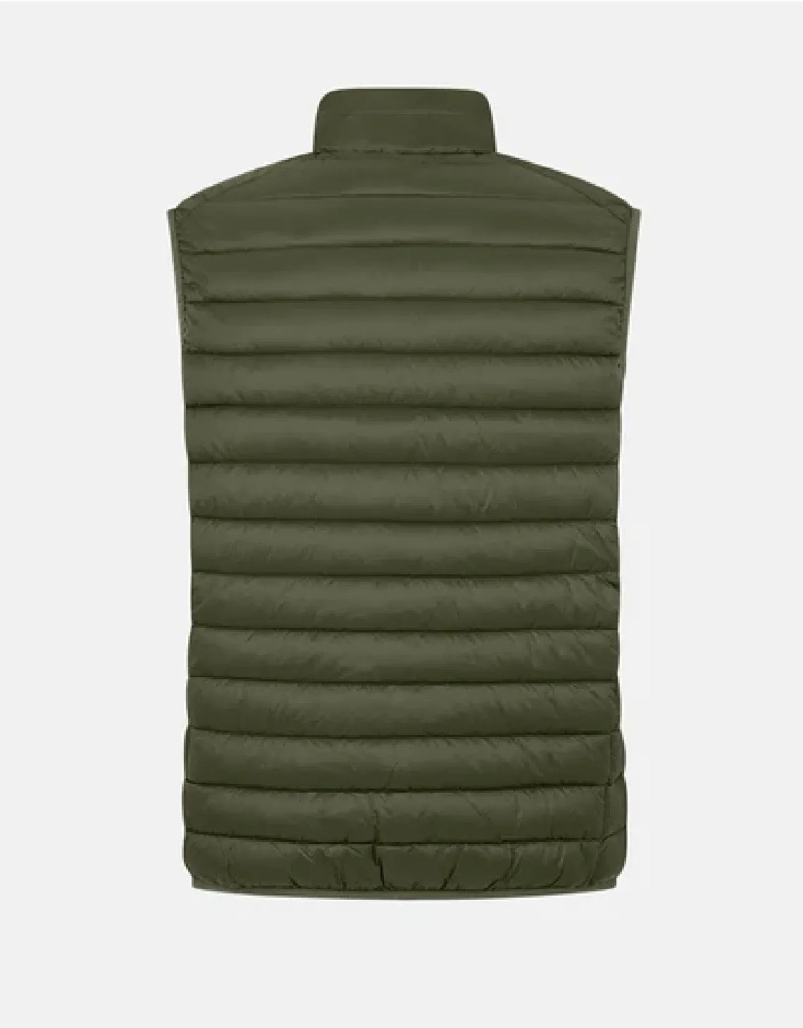 Men's Adam Vest With Standing Collar Dusty Olive