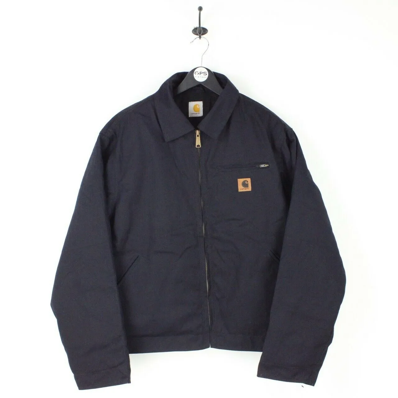 Mens CARHARTT Duck Detroit Jacket Black | Large