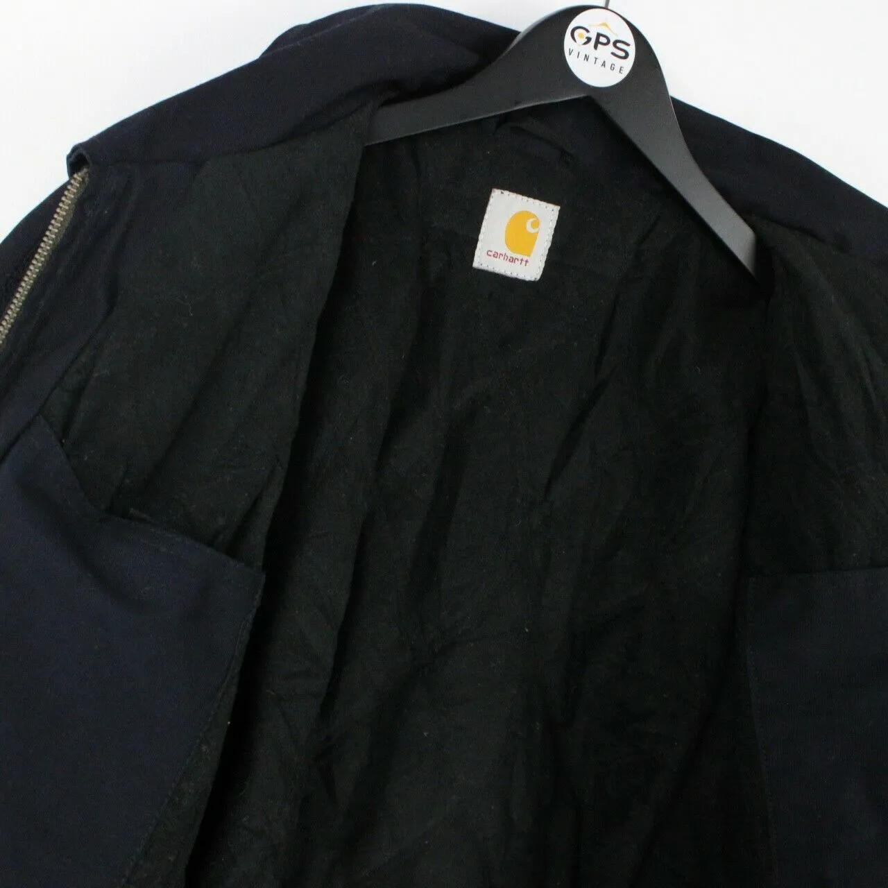 Mens CARHARTT Duck Detroit Jacket Black | Large