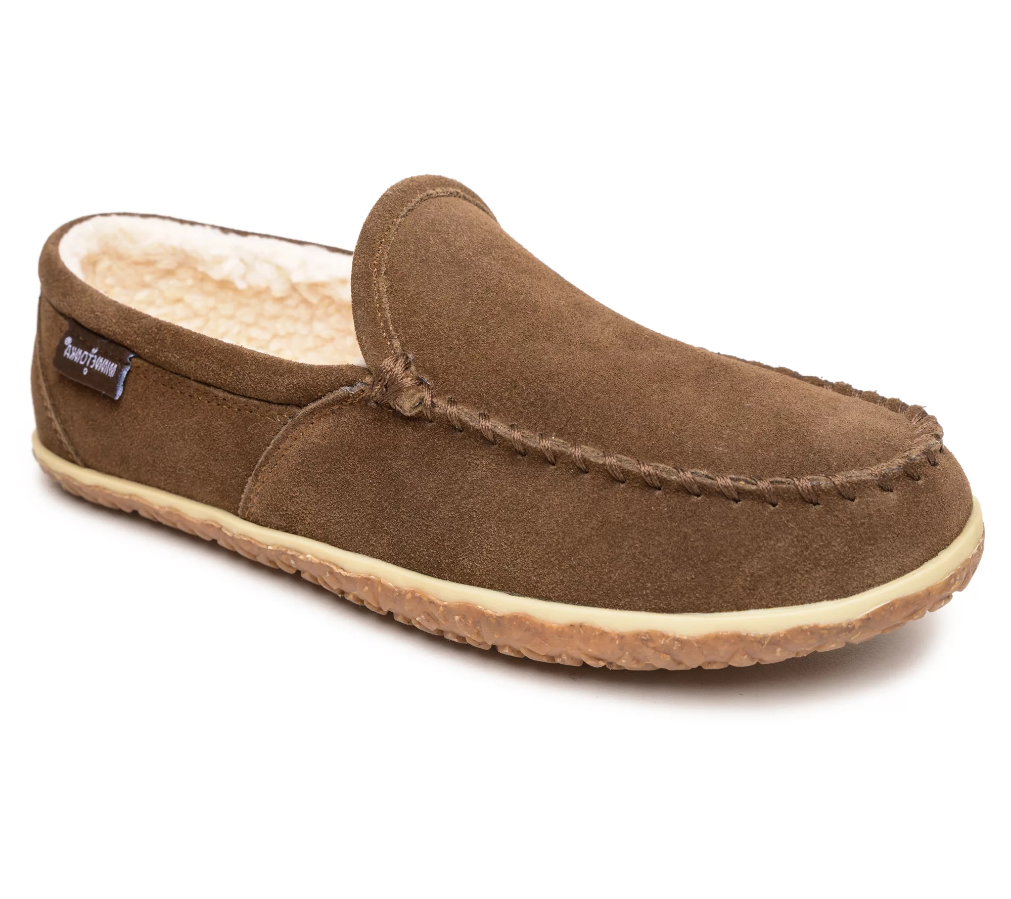 Minnetonka Men's Slip-On Suede Moccasin Slipper s - Tilden