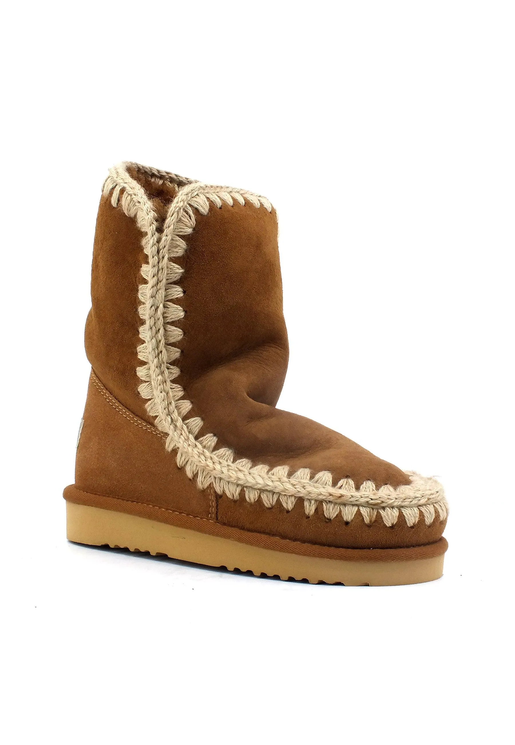 MOU Eskimo Boot Stivaletto Pelo Donna Cognac MU.FW101000A