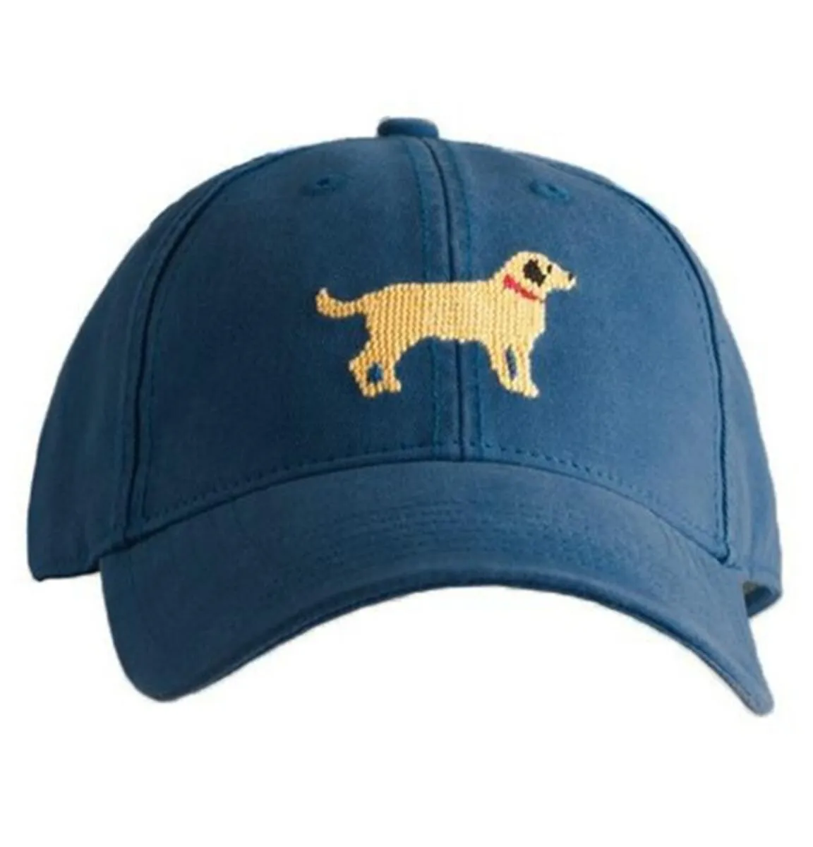 Needlepoint Yellow Lab Hat