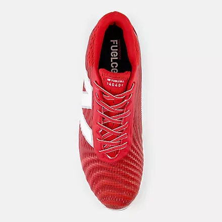 New Balance Red PL4040R7 Molded Cleats