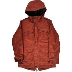 Oakley Regular Fit Hooded Jacket - Small - Red Polyester