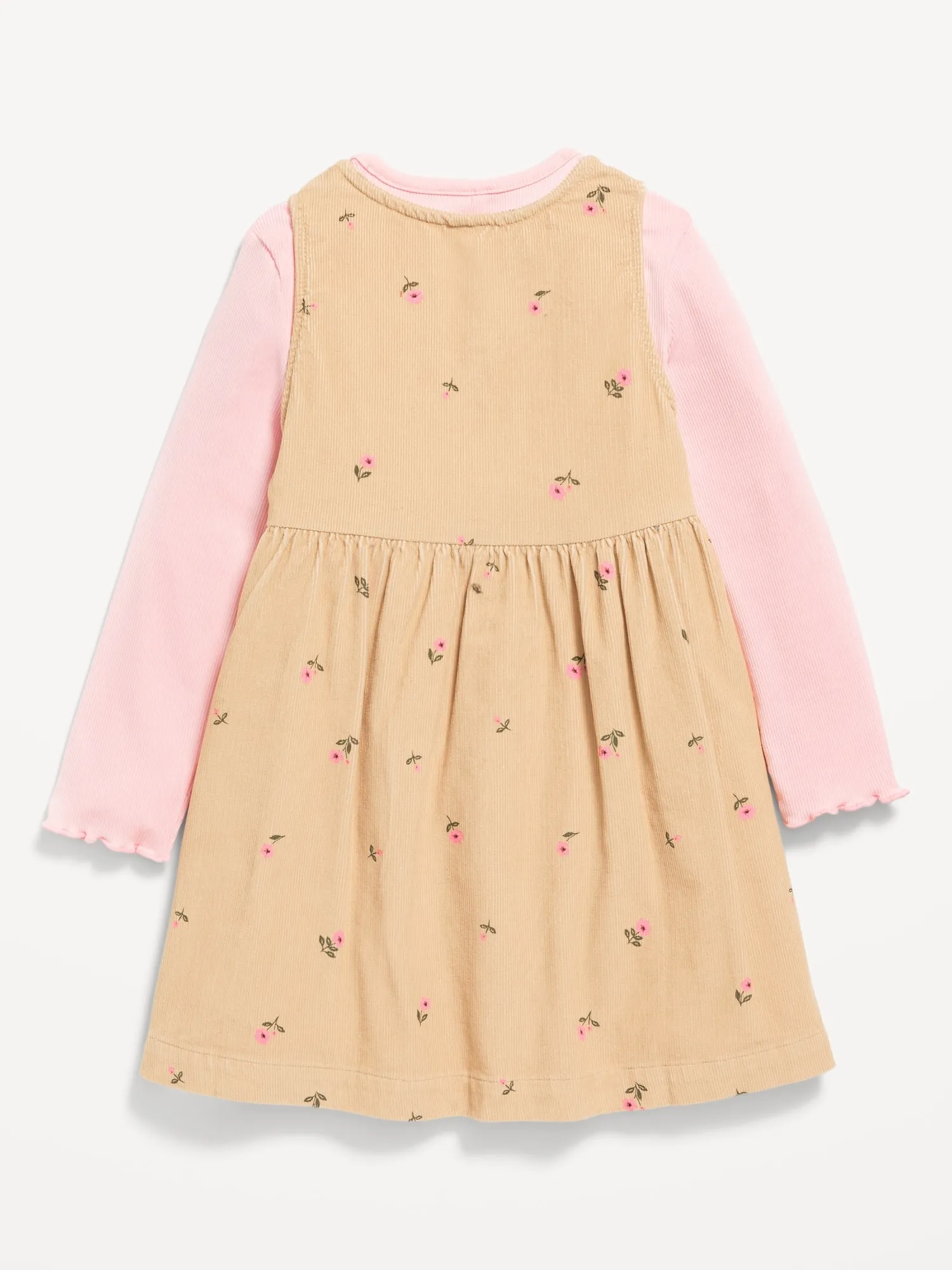 Old Navy Sleeveless Corduroy Dress and Top Set for Toddler Girls