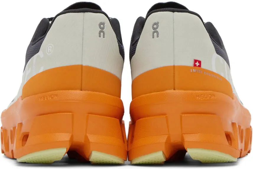 On Gray & Orange Cloudm ster Sneakers