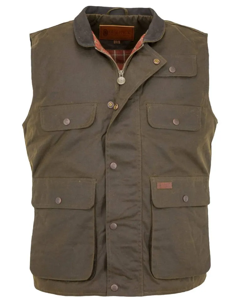 Outback Trading Men's Overland Oilskin Vest