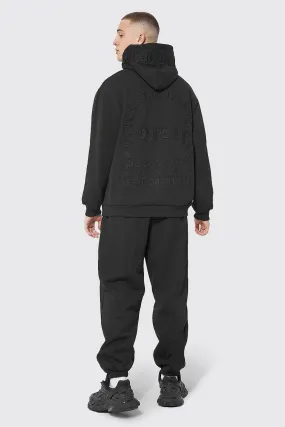 Oversized Ofcl Man 3d Embroidery Tracksuit