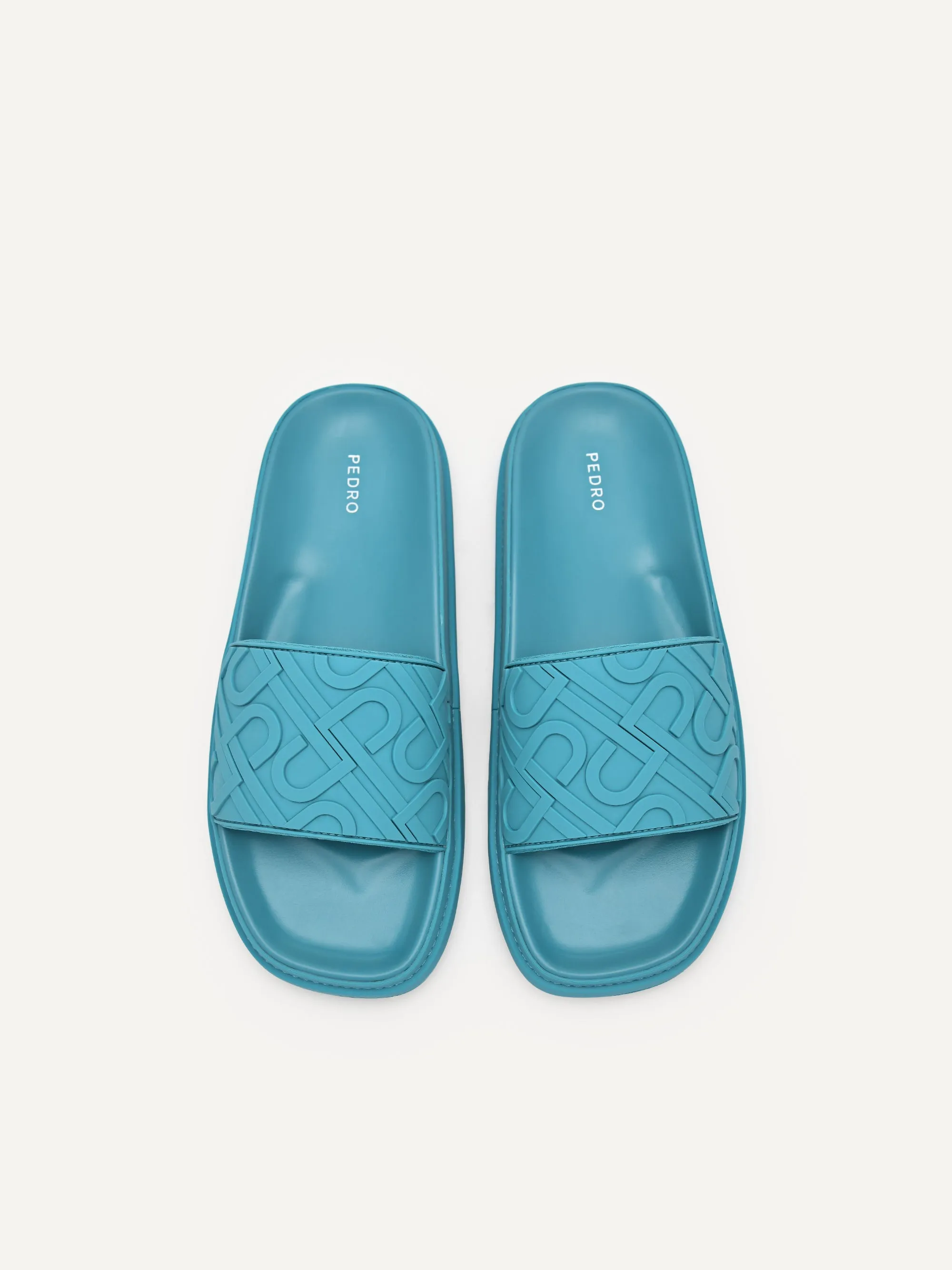 PEDRO Icon Embossed Slide Sandals