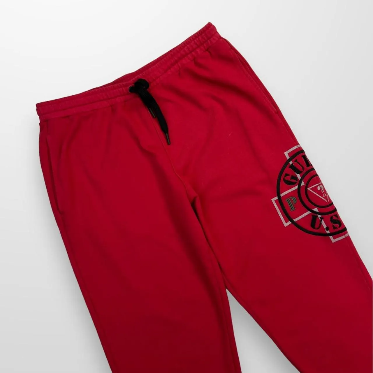 Places + Faces x Guess Tracksuit Bottoms In Red