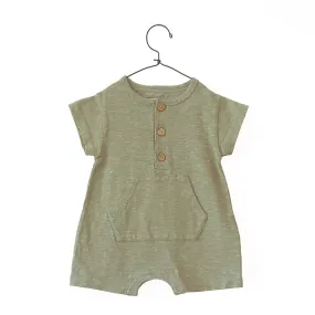 Play Up - Organic Shortie Romper - Sage Green