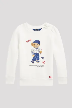 Polo Ralph Lauren Kids 2-4 Ya Kz ocuk Polo Bear Sweatshirt