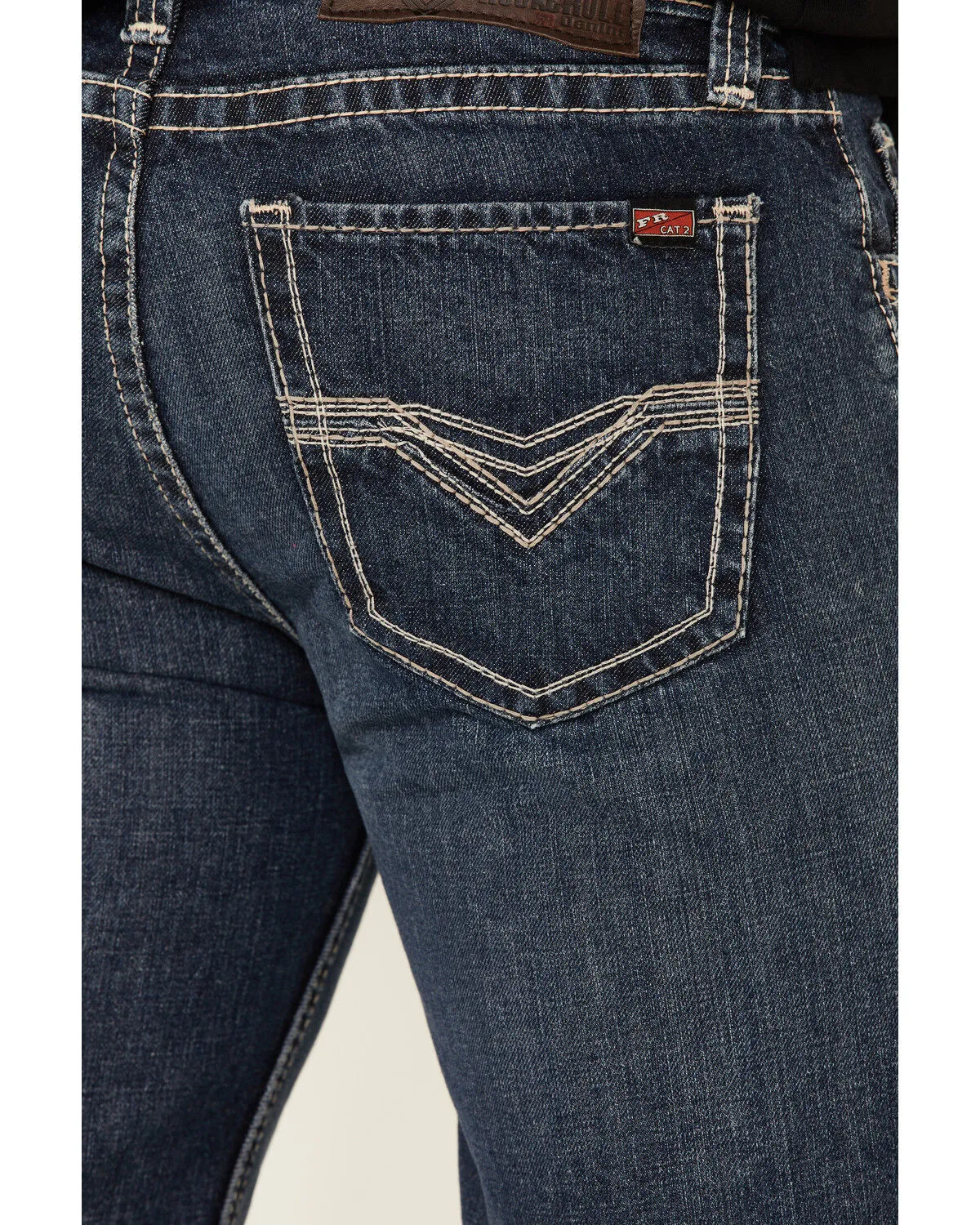 Product Name:  Rock & Roll Denim Men's FR Double Barrel Relaxed Straight Work Jeans