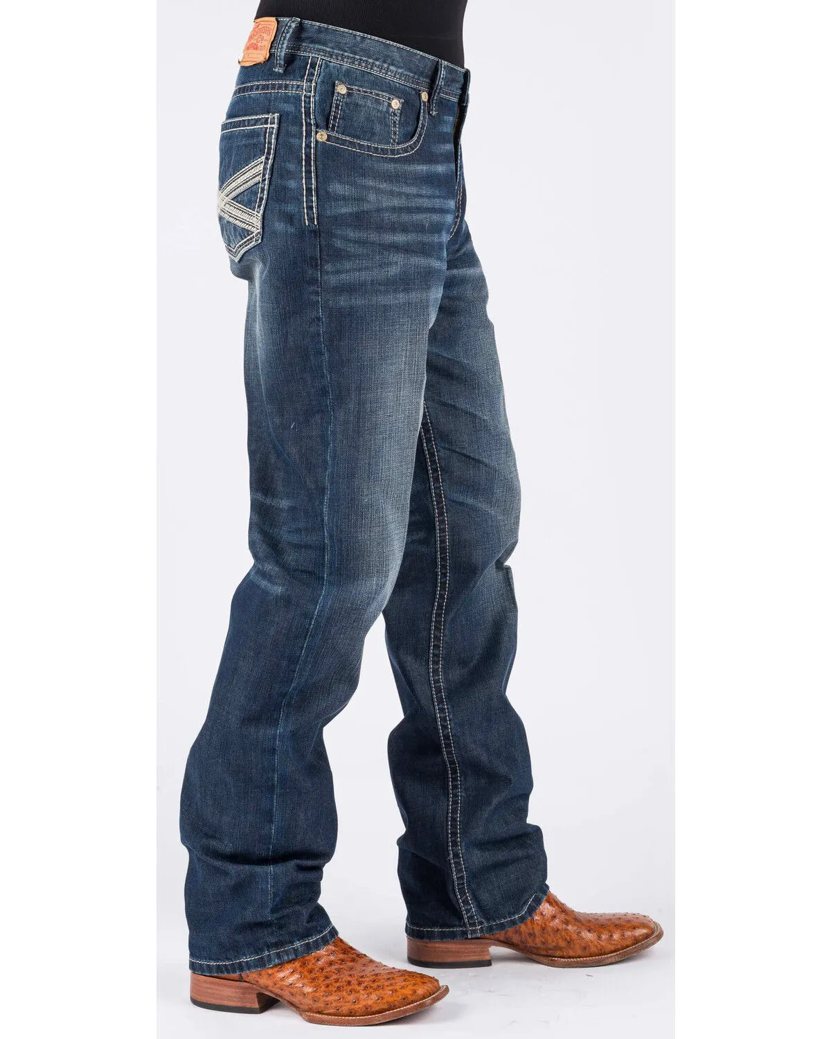 Product Name:  Stetson Men's 1520 Standard Fit Straight Jeans