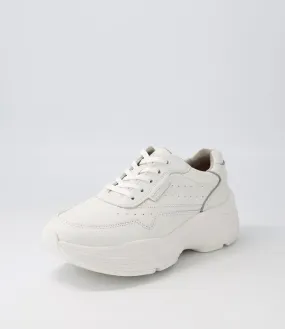 ROCKPORT Pro Walker Premium White Leather Sneakers