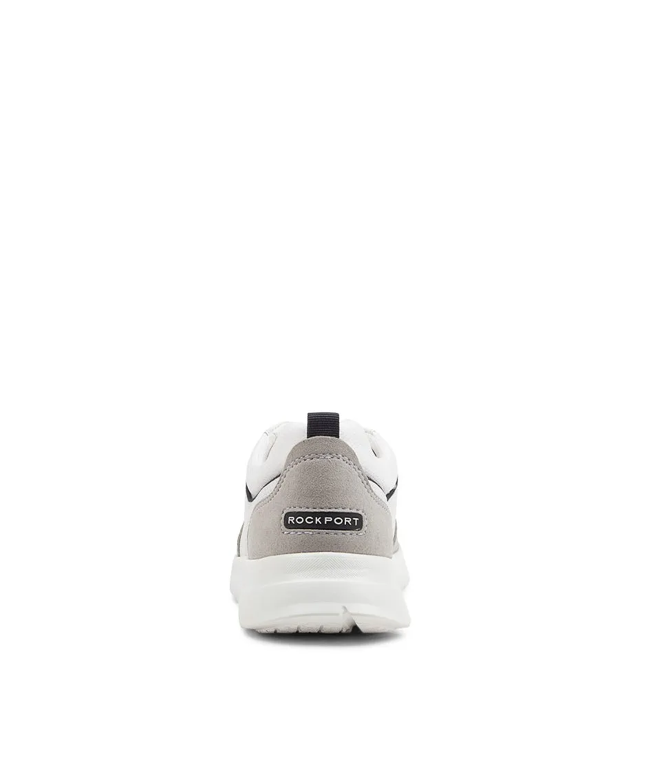 ROCKPORT Truflex M Cayden White Leather Sneakers