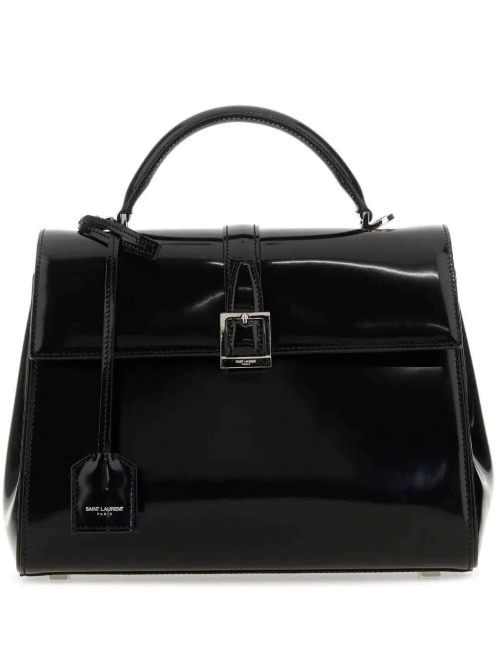 Saint Laurent small Le Fermoir leather bag - Black