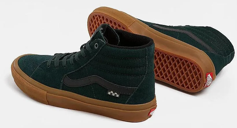 shoes Vans Skate Sk8-Hi - Green/Gum