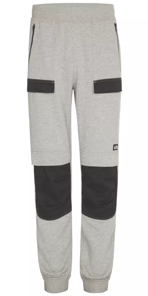 Site Malamute Joggers Grey Large 34" W 32" L - Screwfix