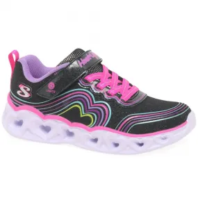 Skechers Heart Lights Retro Girls Trainers