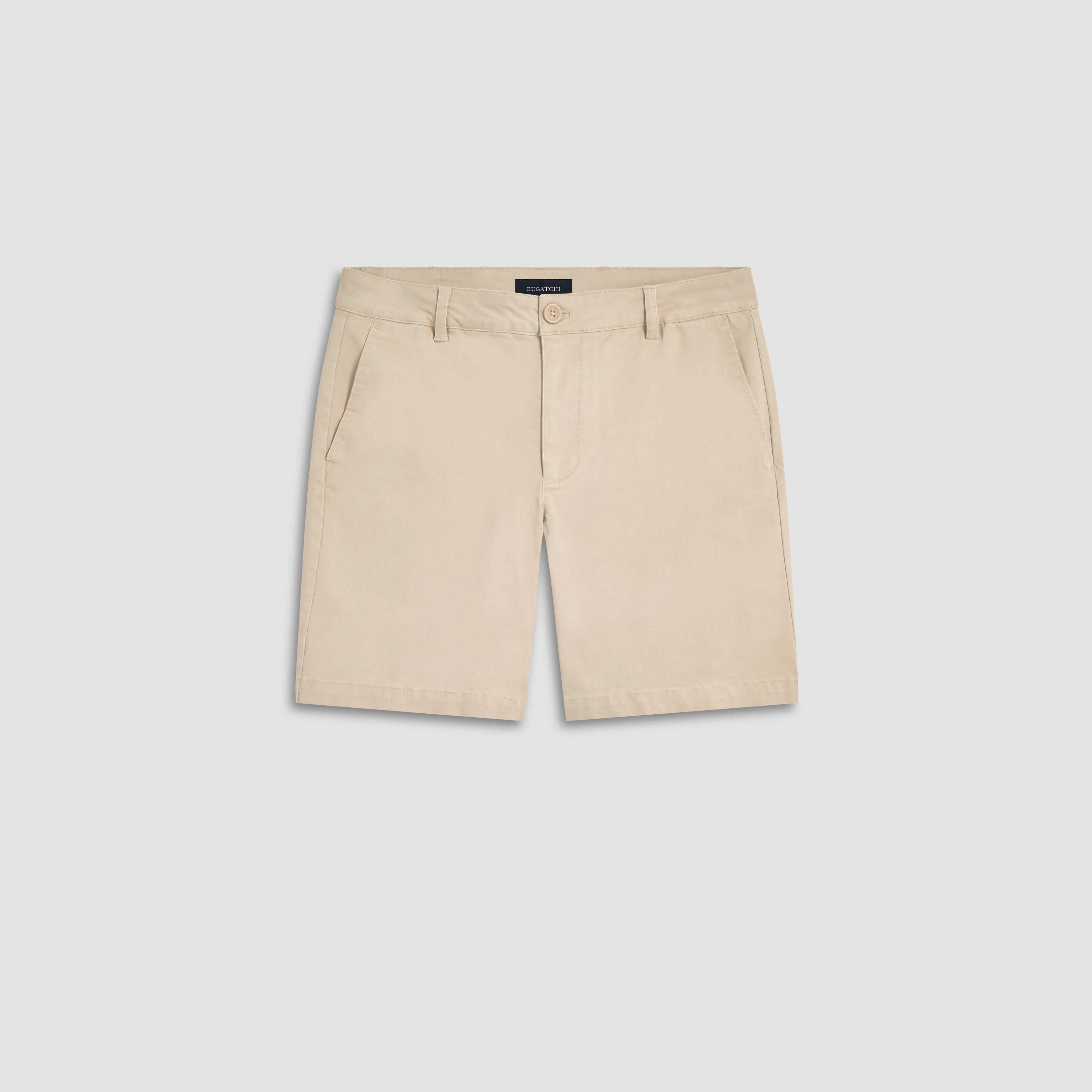 Solid Bermuda Shorts