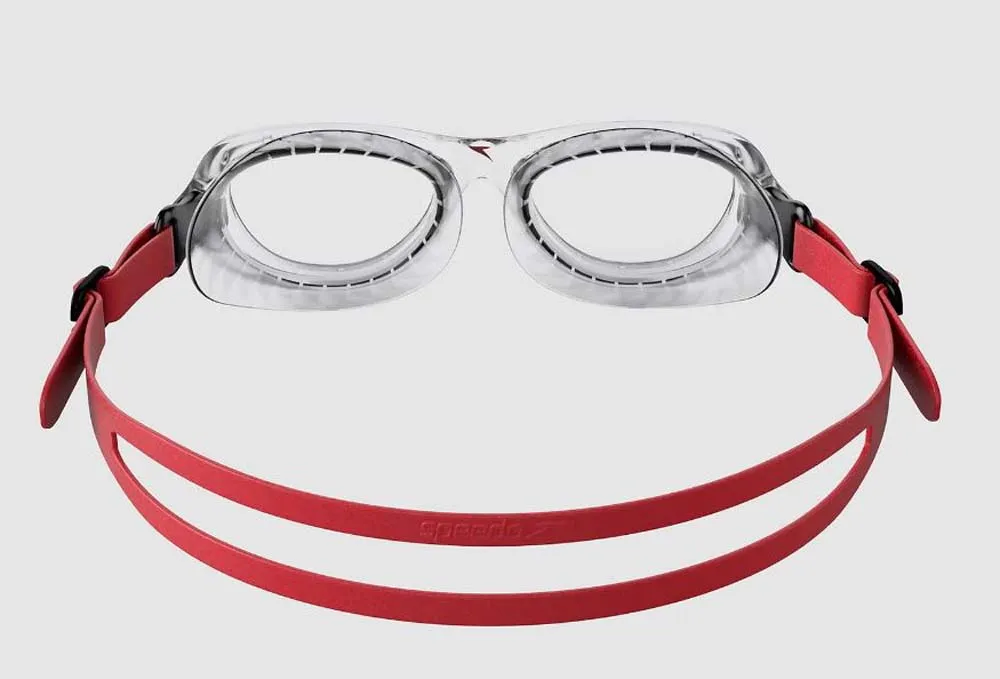 Speedo Juniors' Futura Classic Goggles Lava Red/Clear | Buy Speedo Juniors' Futura Classic Goggles Lava Red/Clear here