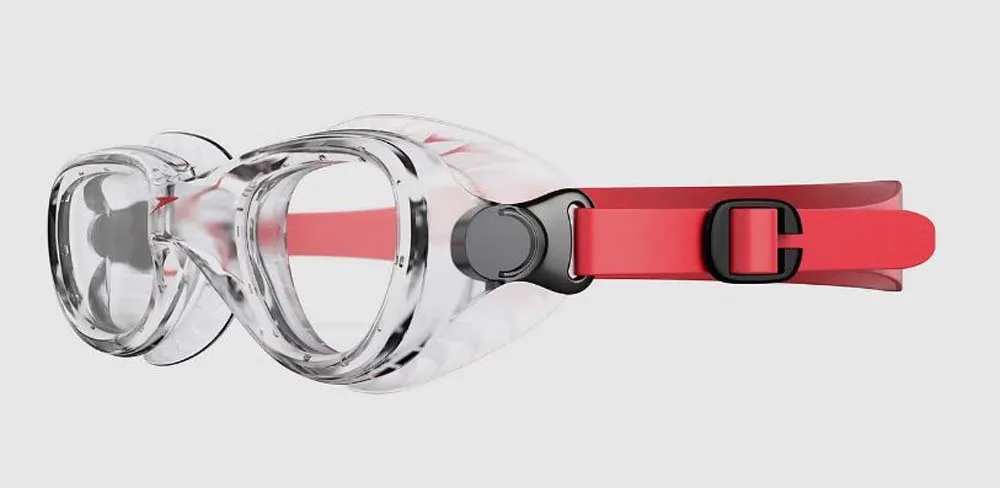 Speedo Juniors' Futura Classic Goggles Lava Red/Clear | Buy Speedo Juniors' Futura Classic Goggles Lava Red/Clear here