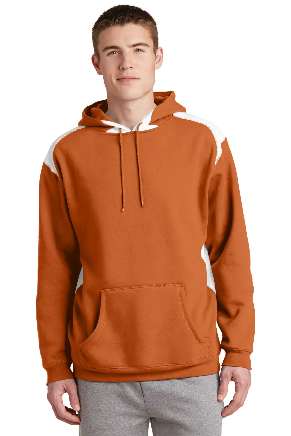 Sport Tek Pullover Hooded Sweatshirt with Contrast Color F264 SKU: F264