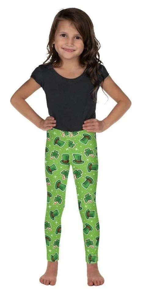 St. Patrick Day Pattern Kid's Leggings