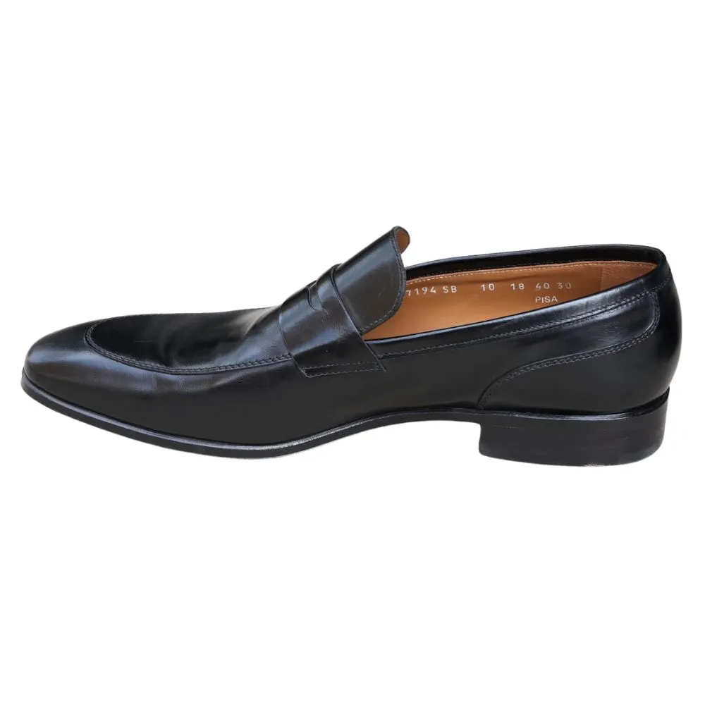 Stemar Vitello Black Loafer | Menswear Online