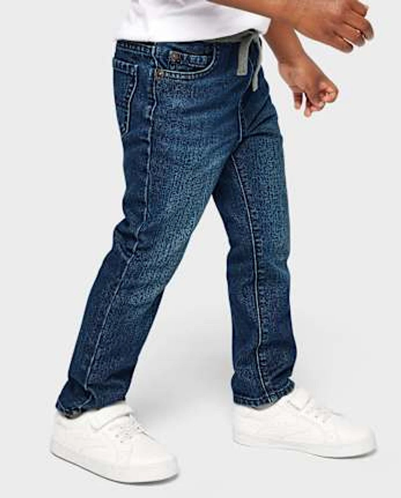 The Children's Place Baby And Toddler Boys Pull On Straight Jeans