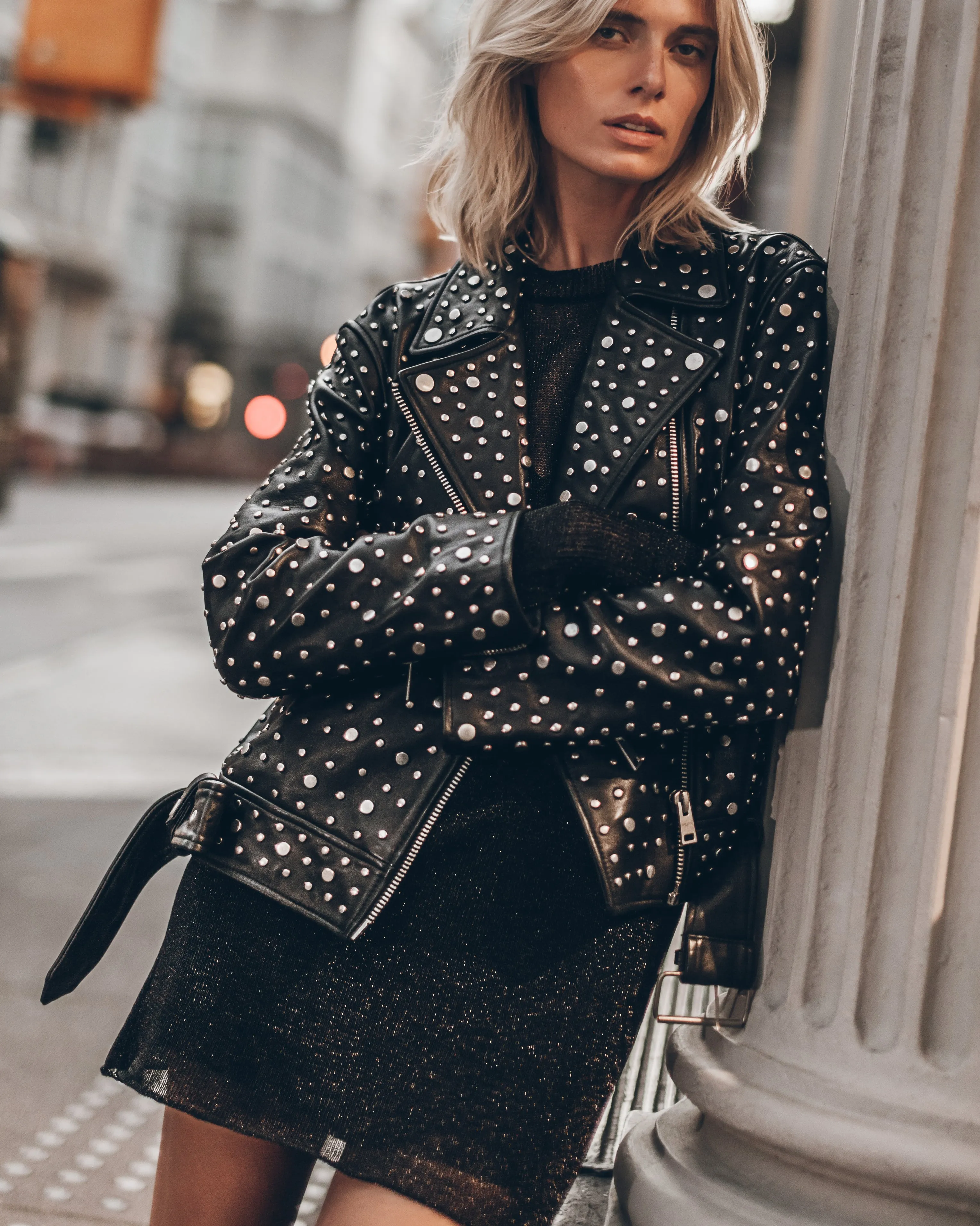 The Studded Leather Jacket