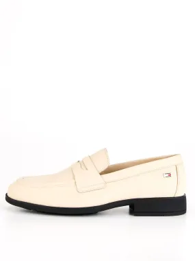 Tommy Hilfiger Leather Classic Loafer - Beige