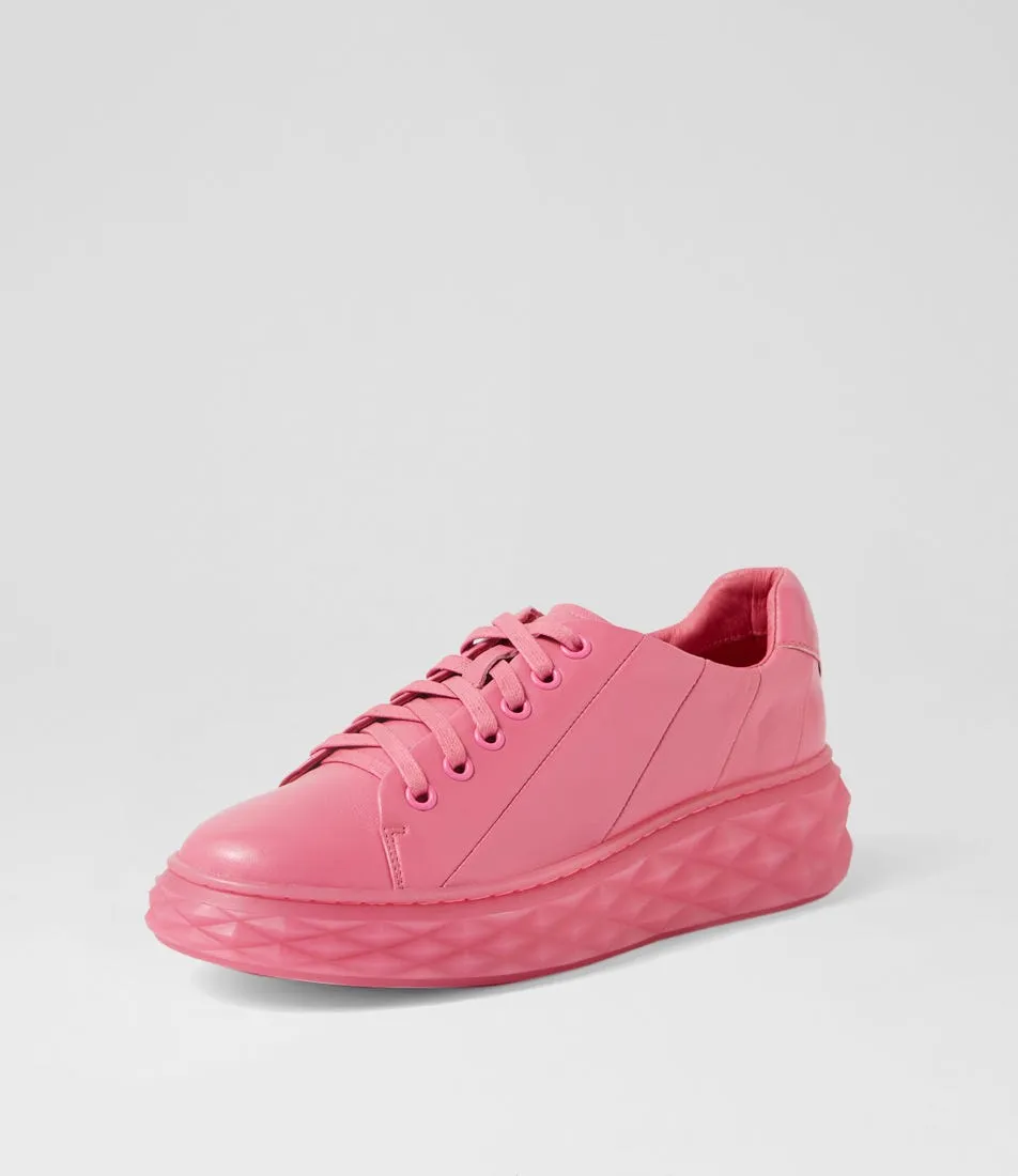 TOP END Irsia New Pink Leather Sneakers