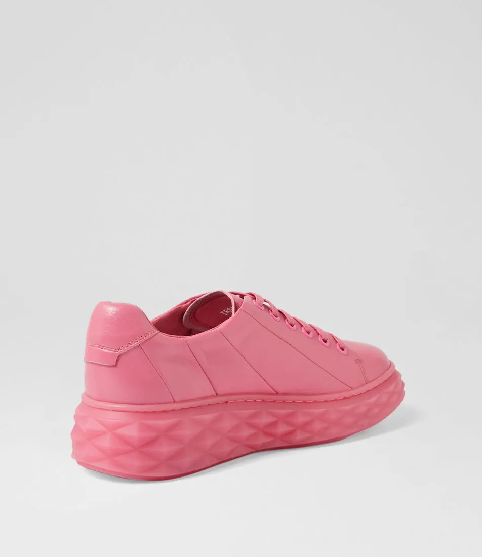 TOP END Irsia New Pink Leather Sneakers