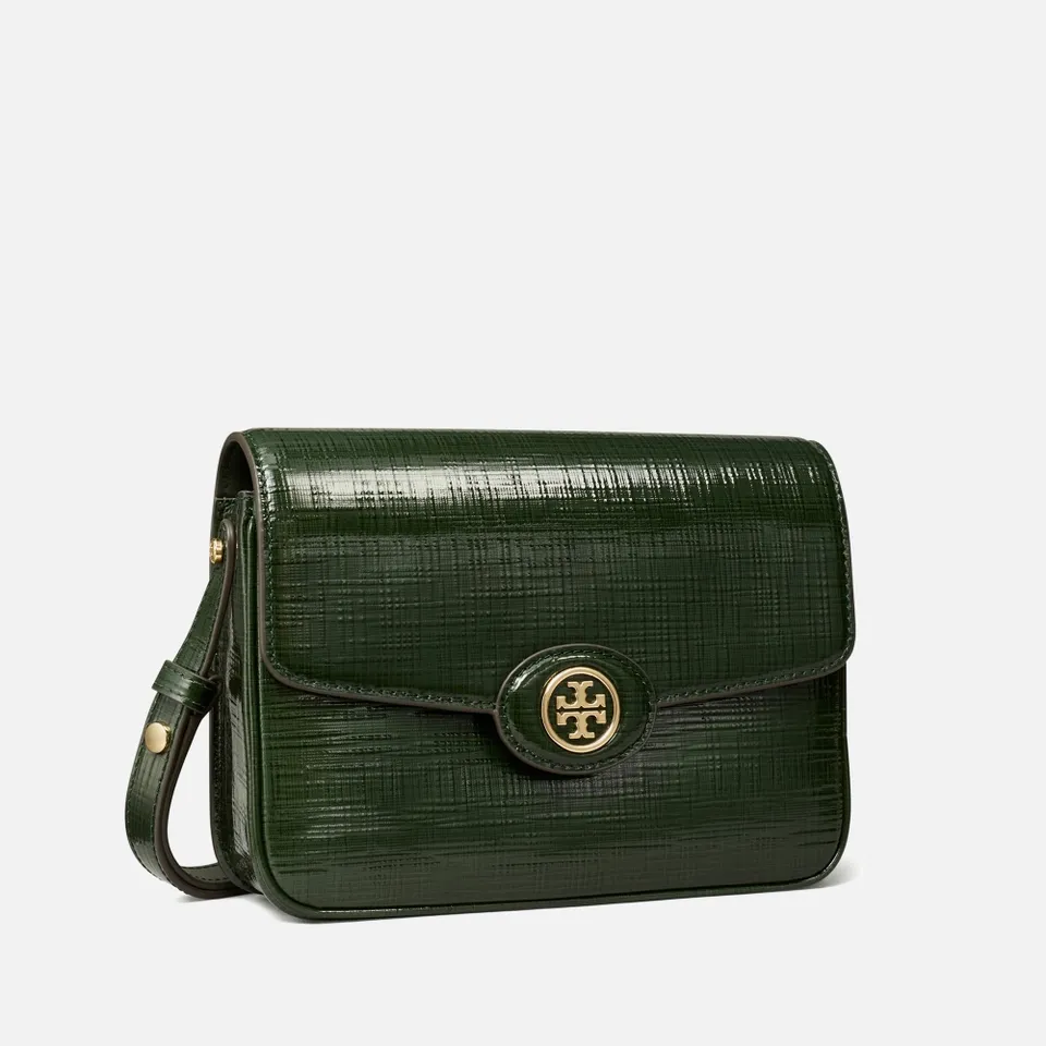 Tory Burch Robinson Patent Leather Shoulder Bag | Coggles