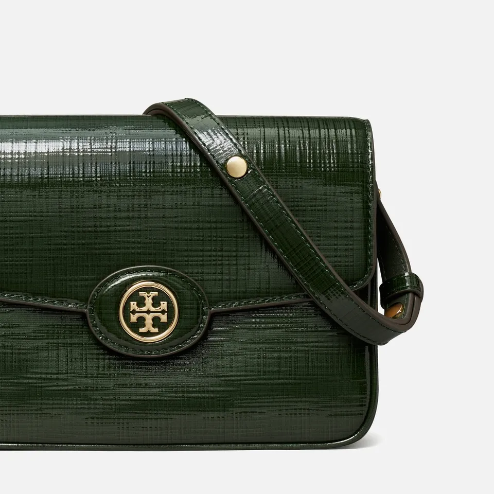 Tory Burch Robinson Patent Leather Shoulder Bag | Coggles