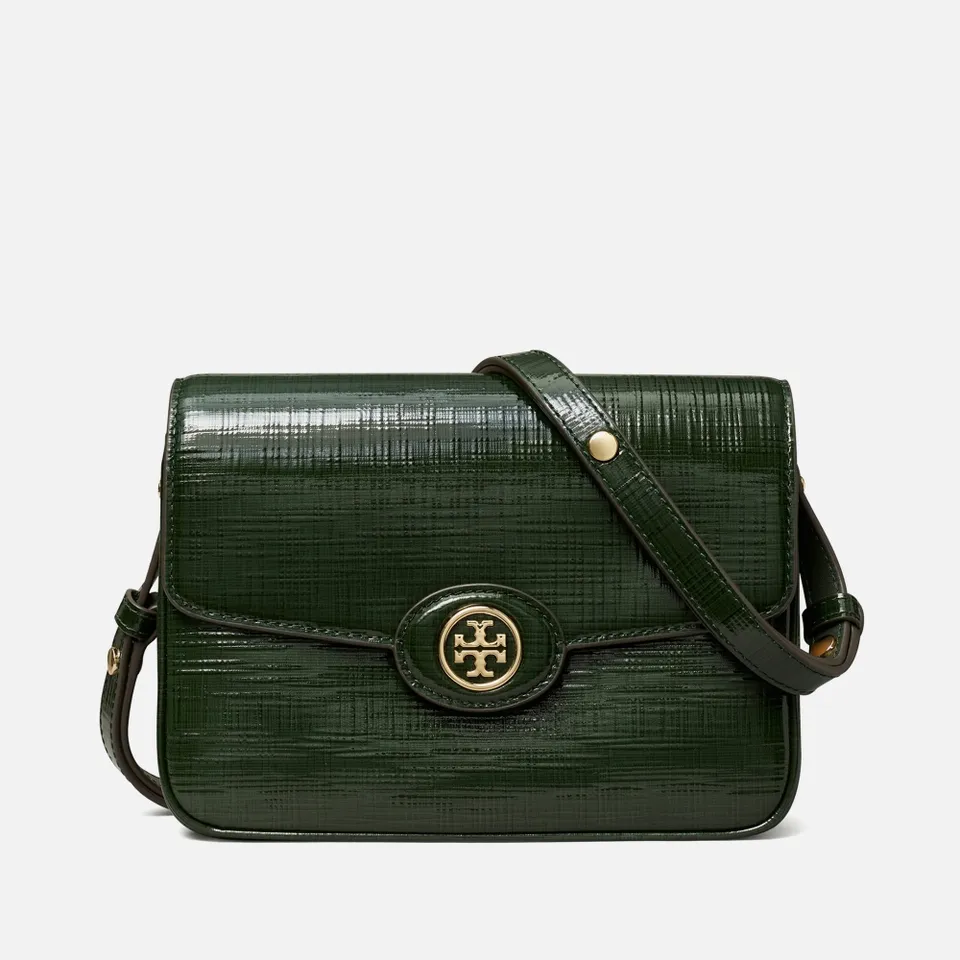 Tory Burch Robinson Patent Leather Shoulder Bag | Coggles