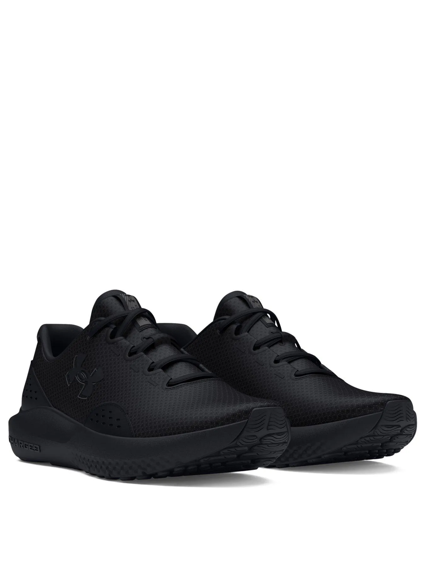 UNDER ARMOUR Mens Running Charged Surge 4 Trainers - Black