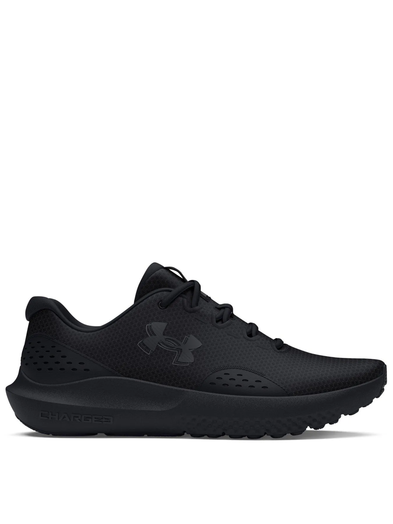 UNDER ARMOUR Mens Running Charged Surge 4 Trainers - Black