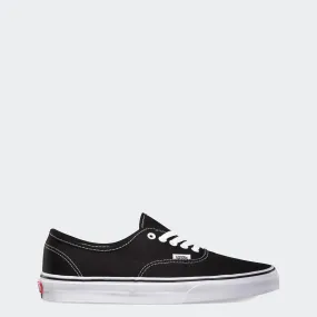 Unisex Vans Authentic Shoes Black/White